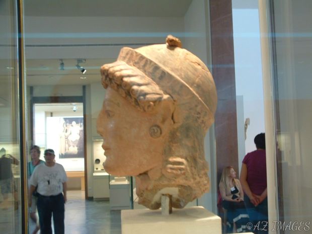 Snake coming out of Heras' Head