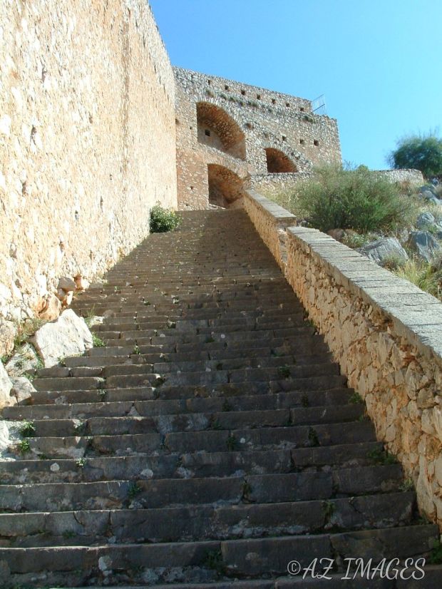 The last steps to the fortress