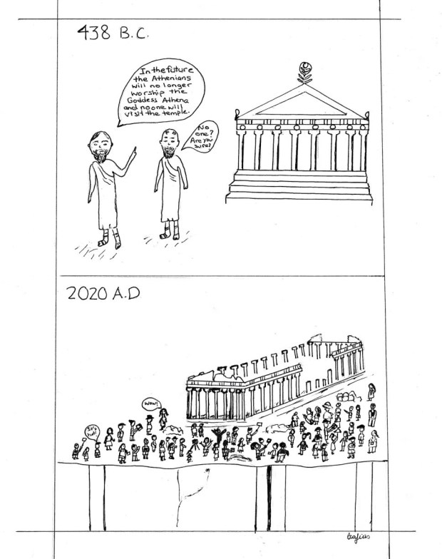 The philosophers chat